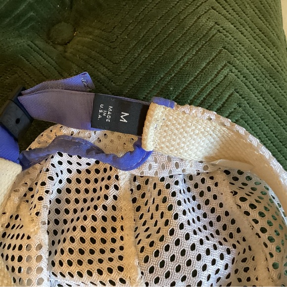 Vintage Patagonia Duckbill Med. Running Hat White/Blue duck bill - Picture 8 of 10